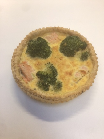 Quiche zalm/broccoli