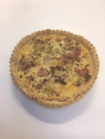 Quiche ham/prei